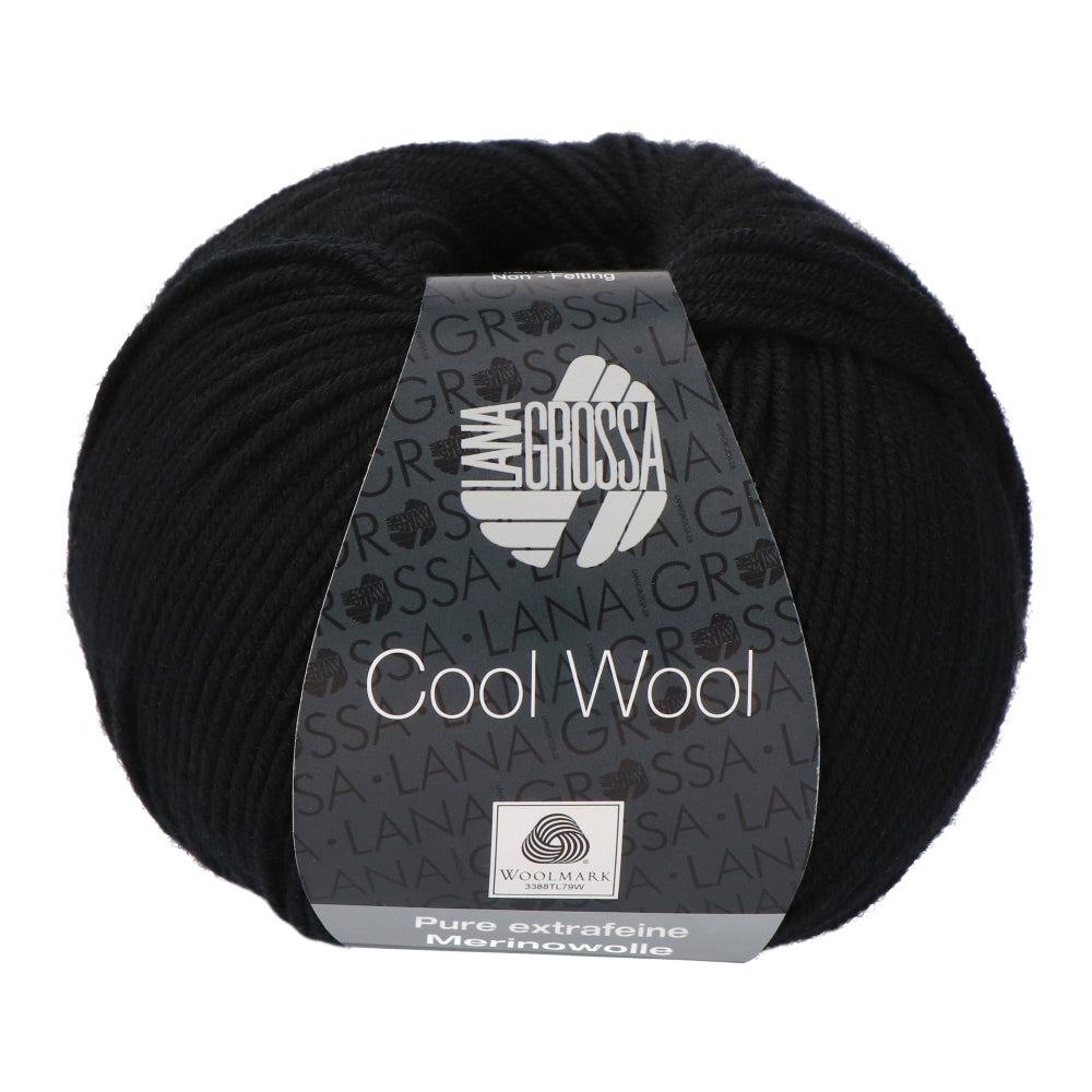 Lana Grossa Cool Wool 433 Zwart