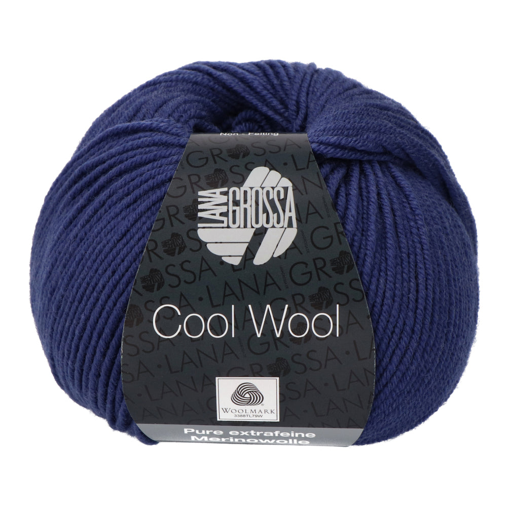 Lana Grossa Cool Wool 440 Ultramarijnblauw