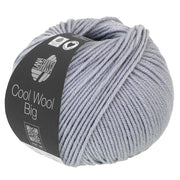 Lana Grossa Cool Wool Big 1019 Grijsblauw