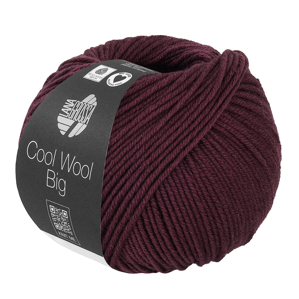 Lana Grossa Cool Wool Big 1044 Zwartrood