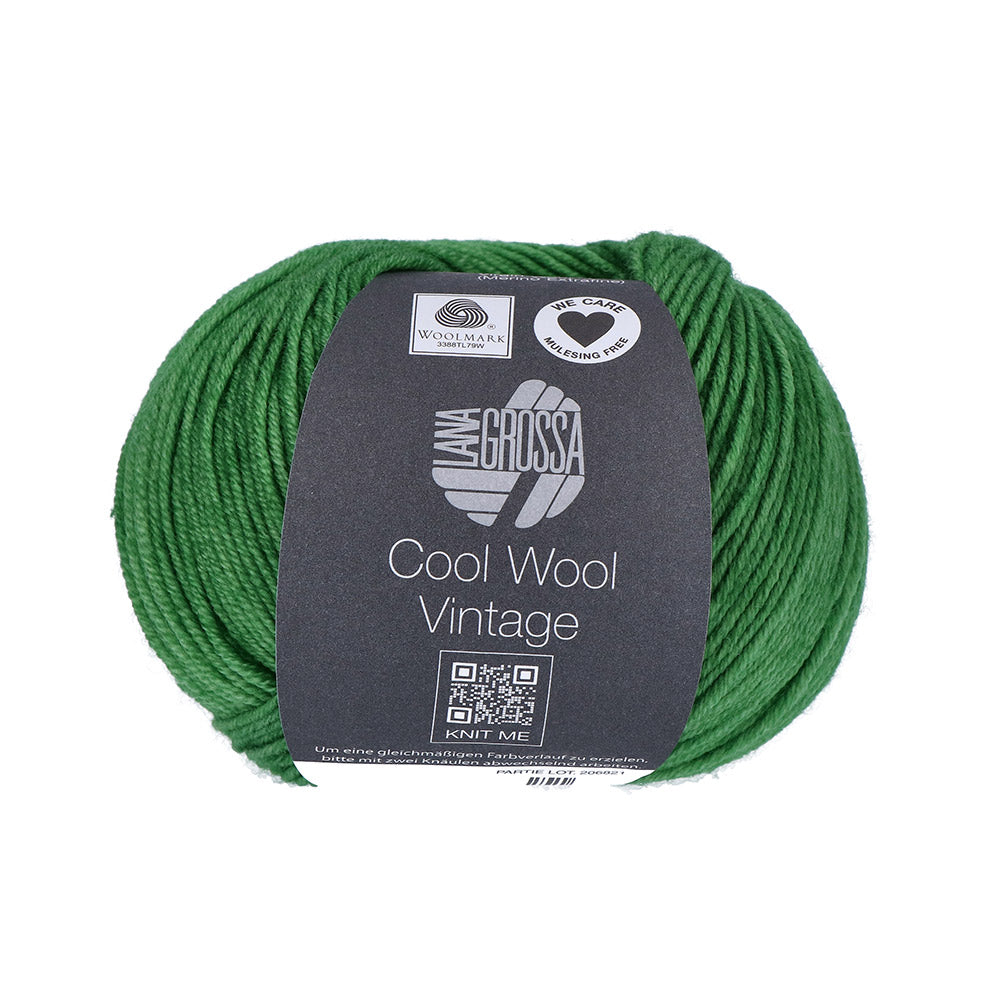 Lana Grossa Cool Wool Vintage 7374 Groen