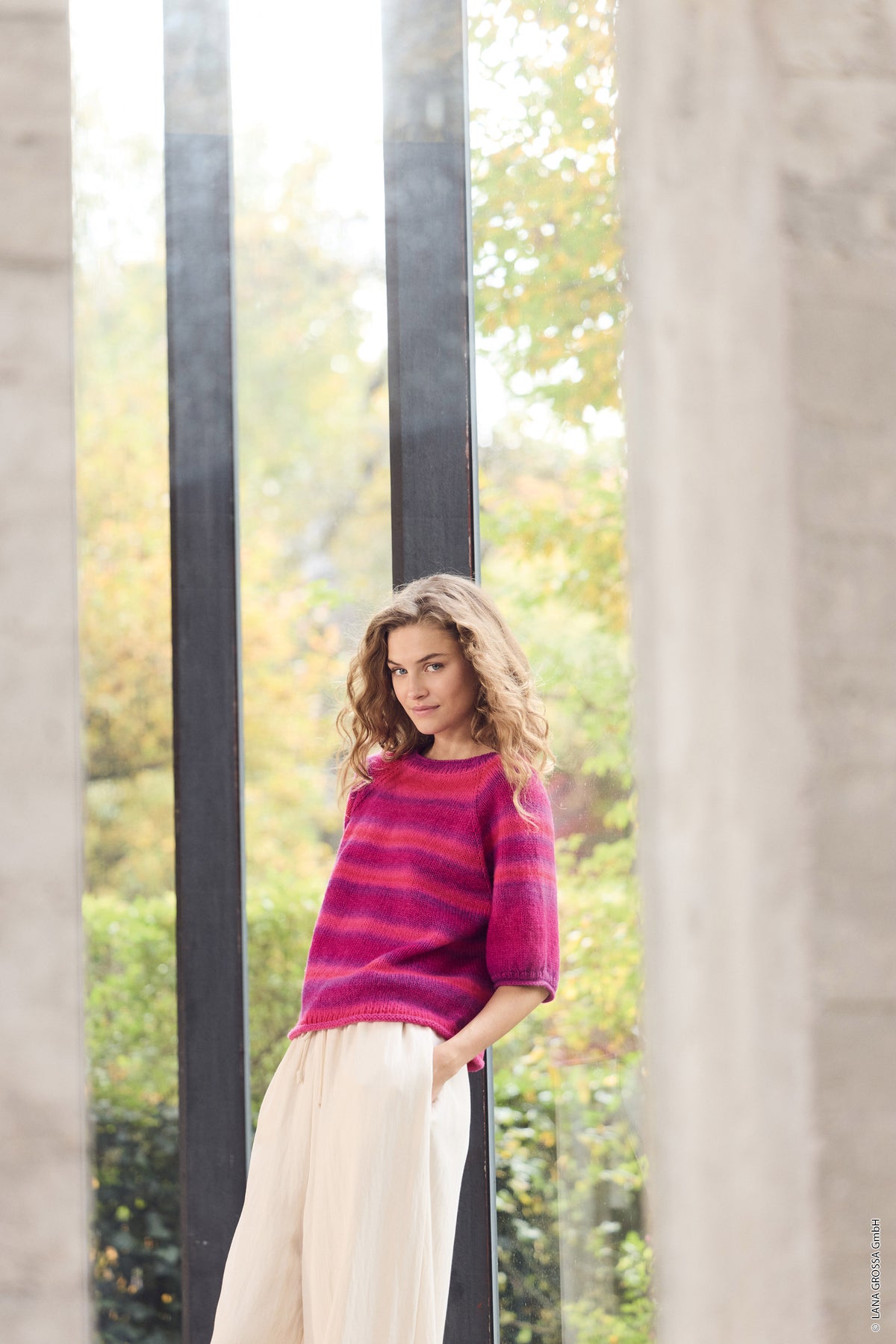 Fs lookbook lana grossa mf — gemaakt met Lana Grossa Corallo (8) - Lana Grossa Corallo 004 Roodviolet/Fuchsia/Pink