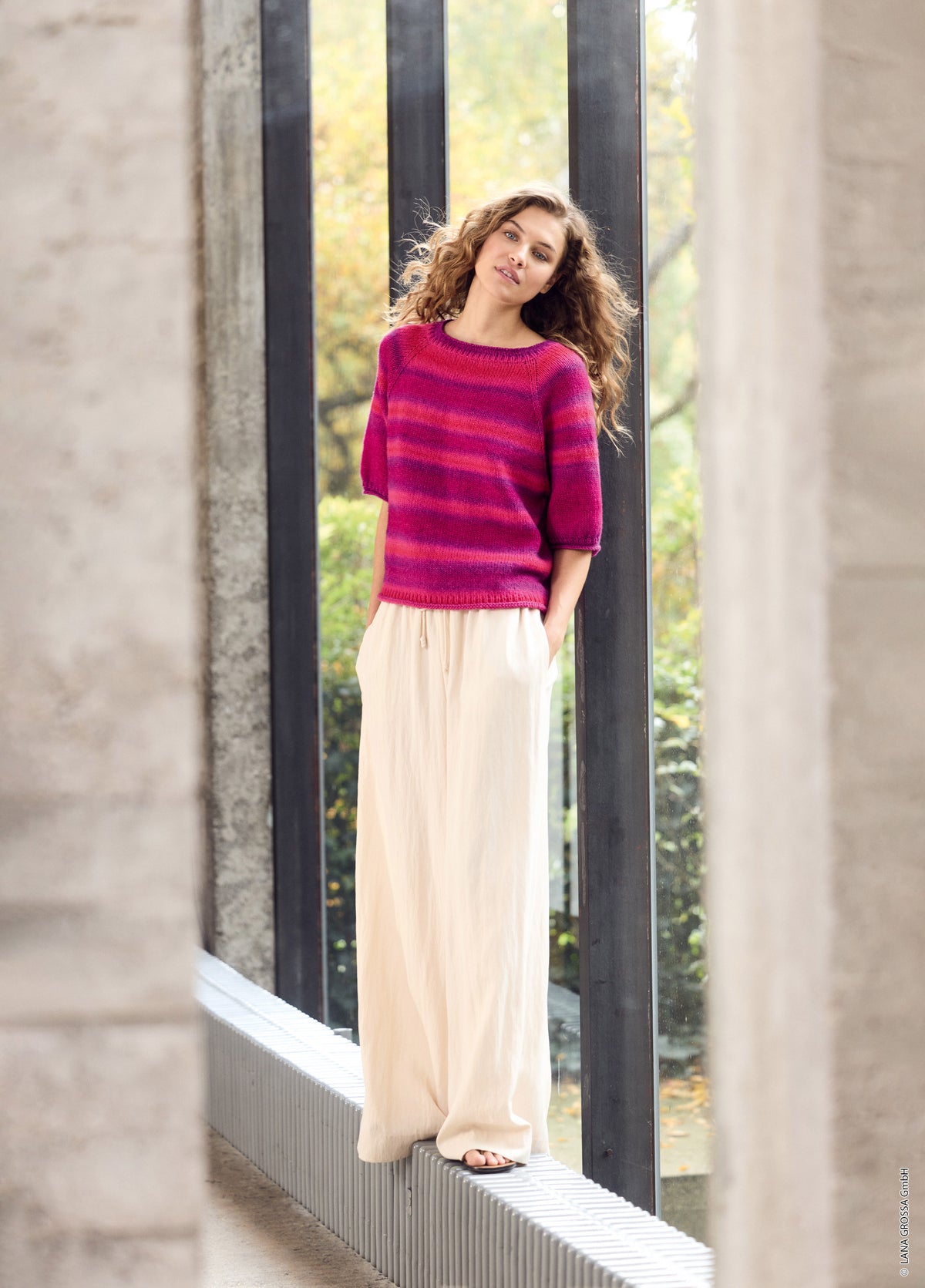 Fs lookbook lana grossa mf — gemaakt met Lana Grossa Corallo (9) - Lana Grossa Corallo 004 Roodviolet/Fuchsia/Pink