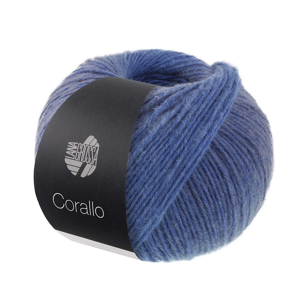 Lana Grossa Corallo 006 Staal-/Grijsblauw/Blauw