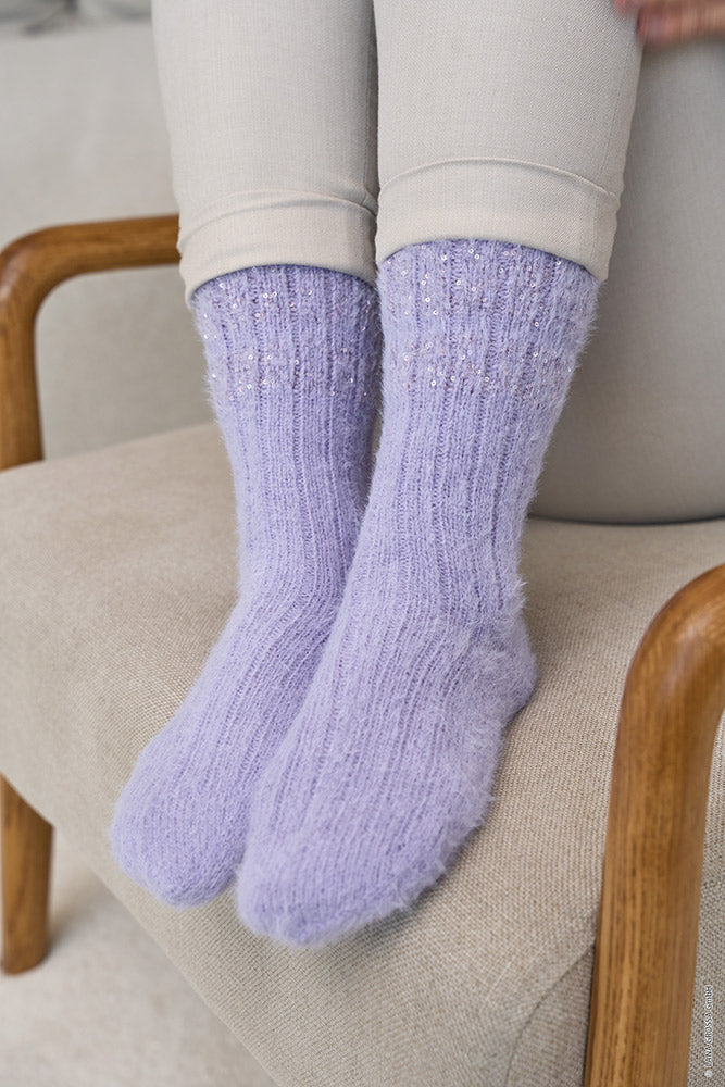 Hw cosy socks lana grossa mf — gemaakt met Lana Grossa Cosy Socks (5) - Lana Grossa Cosy Socks 0001 Roze