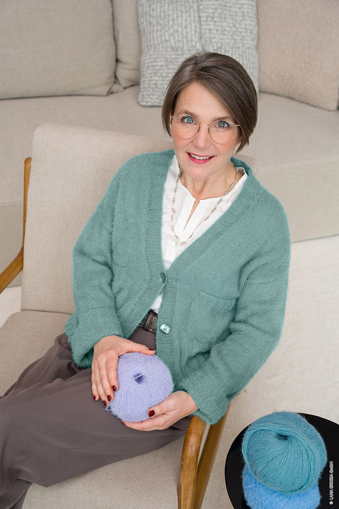 Hw cosy socks lana grossa mf — gemaakt met Lana Grossa Cosy Socks (3) - Lana Grossa Cosy Socks 0001 Roze