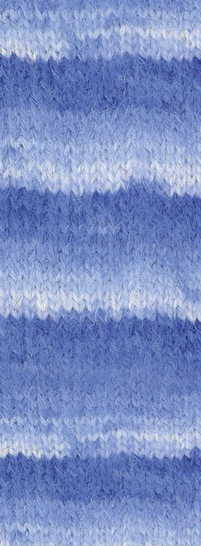 Meilenweit cosy socks soft stripes lana grossa — gemaakt met Lana Grossa Cosy Socks Soft Stripes - Lana Grossa Cosy Socks Soft Stripes 101 Blauwviolet/Violetblauw/Zachtviolet/Wit