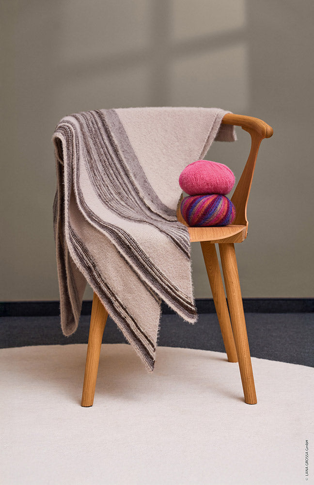 Hw cosy socks lana grossa mf — gemaakt met Lana Grossa Cosy Socks Soft Stripes (4) - Lana Grossa Cosy Socks Soft Stripes 104 Antraciet/Donker-/Muis-/Lichtgrijs