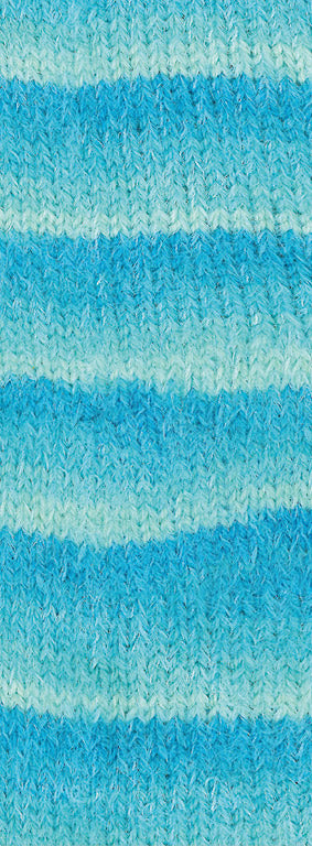 Cosy socks soft stripes lana grossa — gemaakt met Lana Grossa Cosy Socks Soft Stripes - Lana Grossa Cosy Socks Soft Stripes 115 Mint/Lichtturquoise/Turquoise