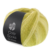 Lana Grossa Cosy Socks Soft Stripes 116 Limoen/Pistache/Lichtolijf