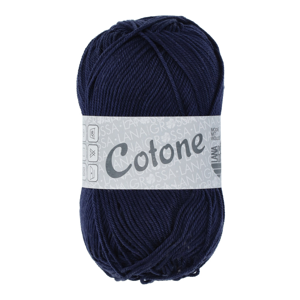 Lana Grossa Cotone 020 Nachtblauw