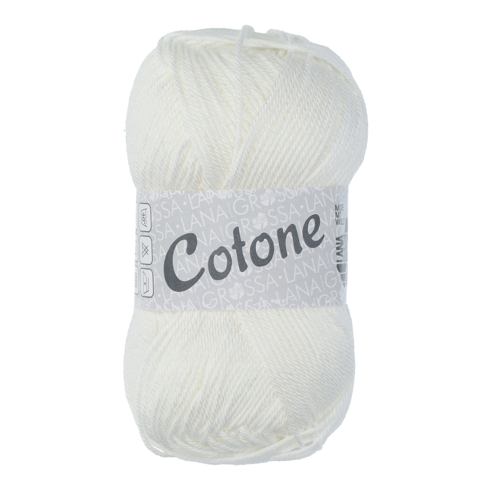 Lana Grossa Cotone 022 Wit