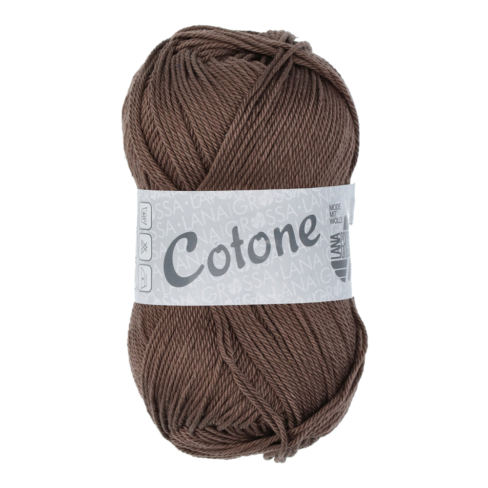 Lana Grossa Cotone 030 Grijs Bruin