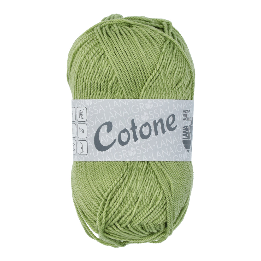 Lana Grossa Cotone 073 Linden Groen