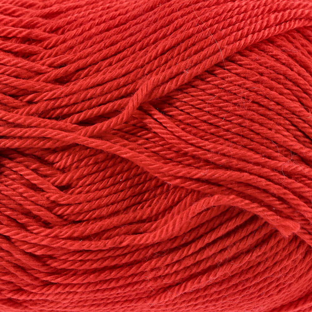 Detailbwlg — gemaakt met Lana Grossa Cotone - Lana Grossa Cotone 120 Vurig Rood