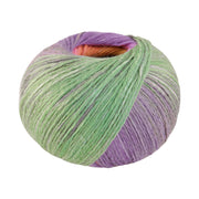 Lana Grossa Cotonella 012 Hemelsblauw/Saliegroen/Turquoise/Geel/Oranje/Roze/Paars