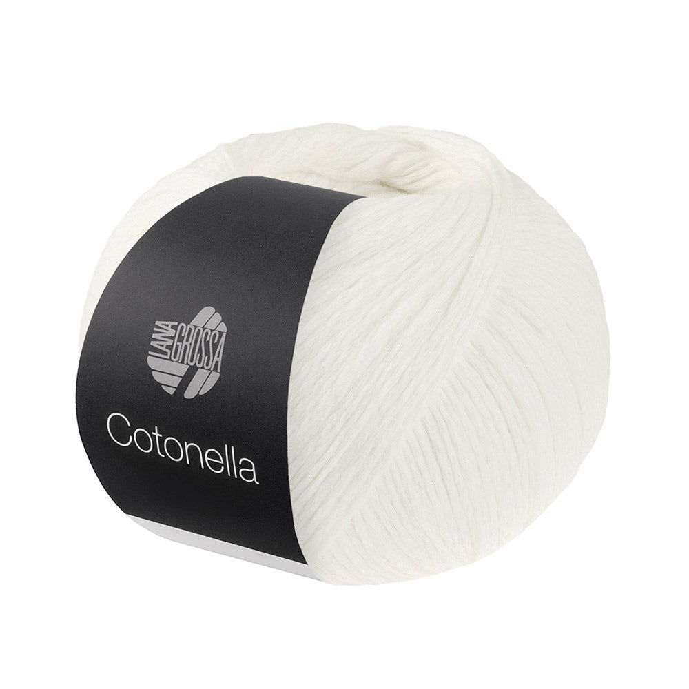 Lana Grossa Cotonella Uni 201 Wit