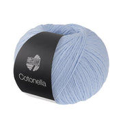 Lana Grossa Cotonella Uni 209 Lichtblauw