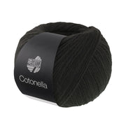 Lana Grossa Cotonella Uni 213 Zwart