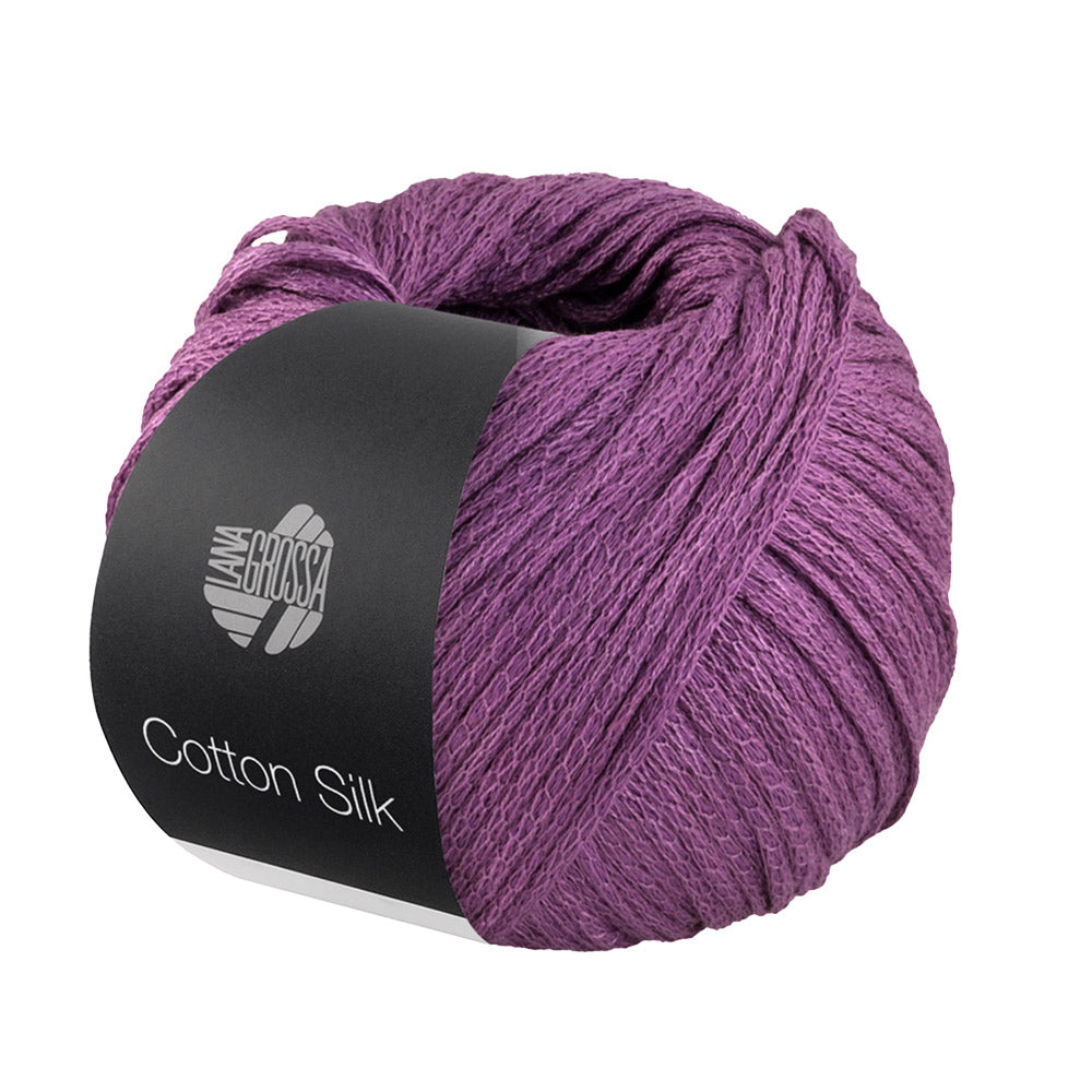 Lana Grossa Cotton Silk 002 Paars