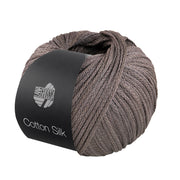 Lana Grossa Cotton Silk 010 Grijsbruin