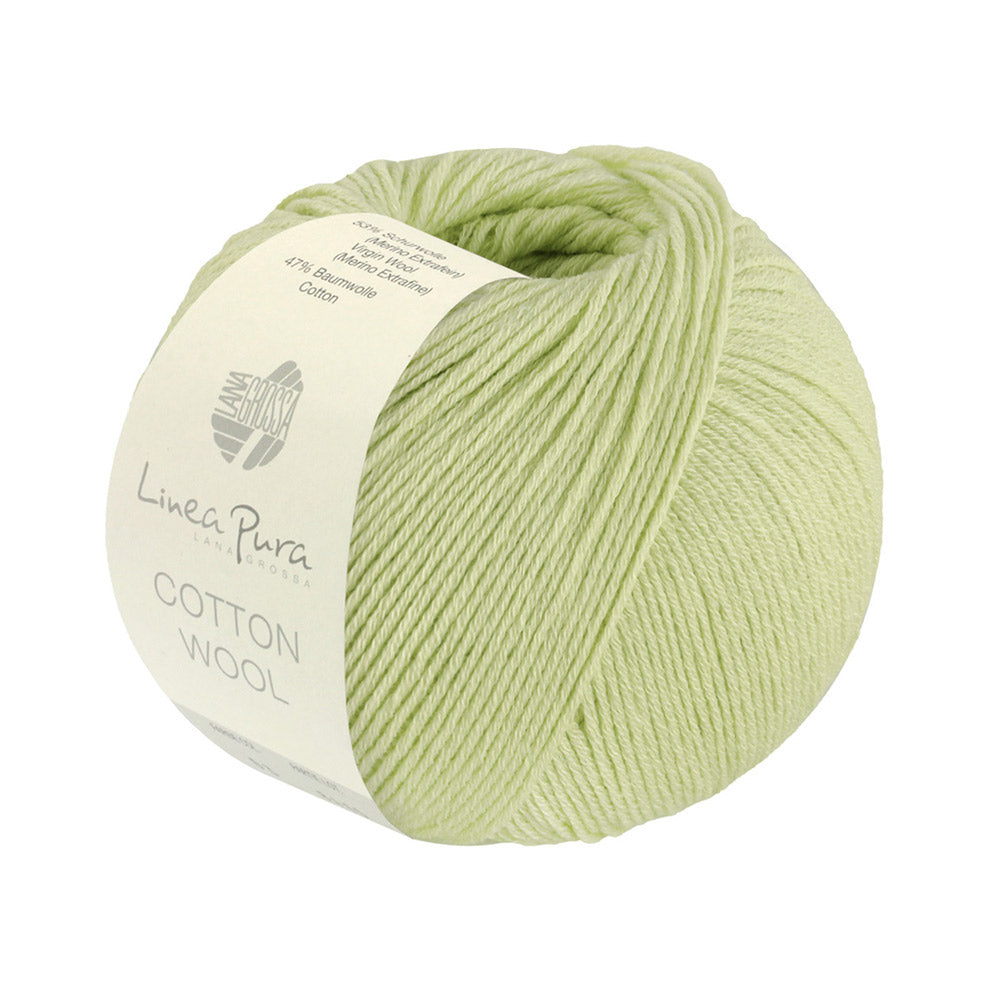 Lana Grossa Cotton Wool 025 Lime groen