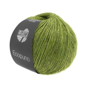 Bol Lana Grossa Ecopuno 002 Appeltjesgroen met zachte katoen-, merino- en alpacavezels