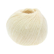 Bol Lana Grossa Ecopuno 046 Ecru met zachte katoen-, merino- en alpacavezels