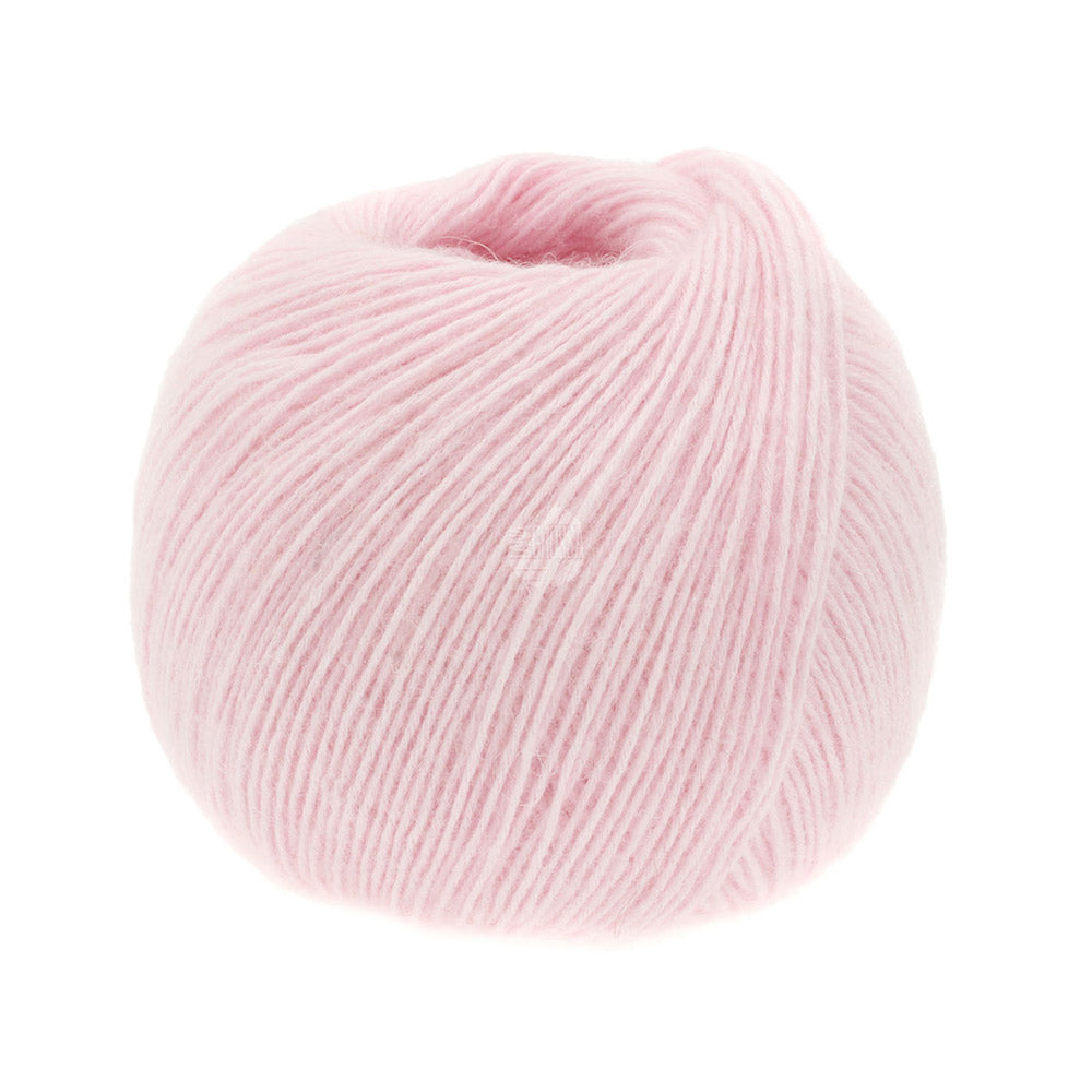 Bol Lana Grossa Ecopuno 048 Ros met zachte katoen-, merino- en alpacavezels