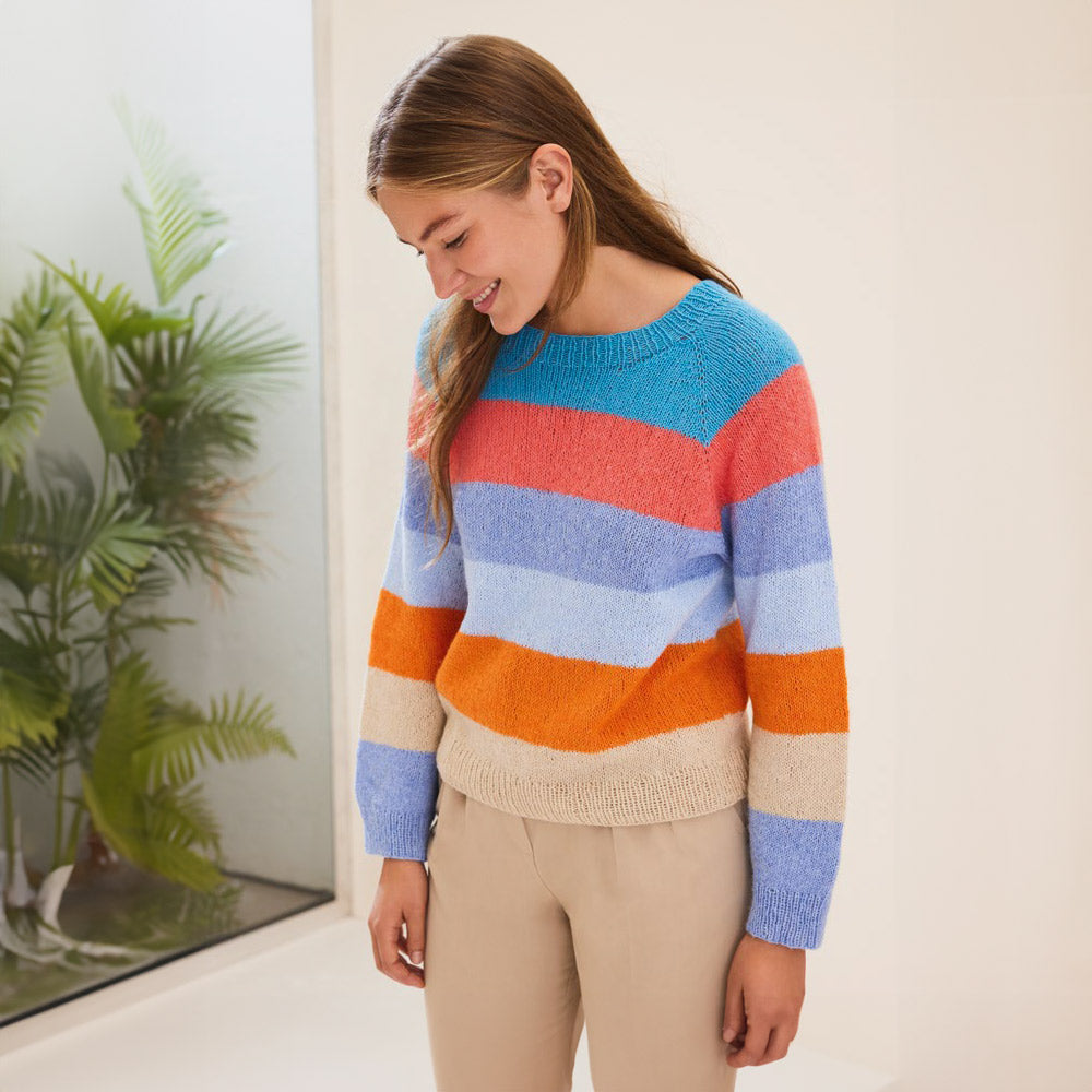 detailfoto van de zachte en licht pluizige structuur van Ecopuno - Lana Grossa Ecopuno 063 Taupe, sfeerfoto 13 - Lana Grossa Ecopuno 065 Karamel