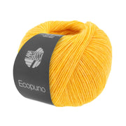 Bol Lana Grossa Ecopuno 095 Geel met zachte katoen-, merino- en alpacavezels