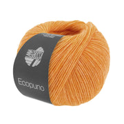 Bol Lana Grossa Ecopuno 216 Saffraangeel met zachte katoen-, merino- en alpacavezels