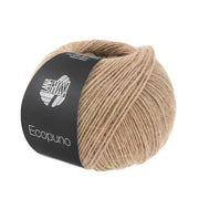Bol Lana Grossa Ecopuno 222 Linnen Beige met zachte katoen-, merino- en alpacavezels