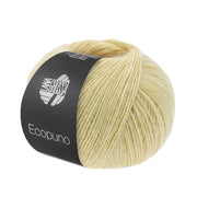 Bol Lana Grossa Ecopuno 228 Pastelgeel met zachte katoen-, merino- en alpacavezels
