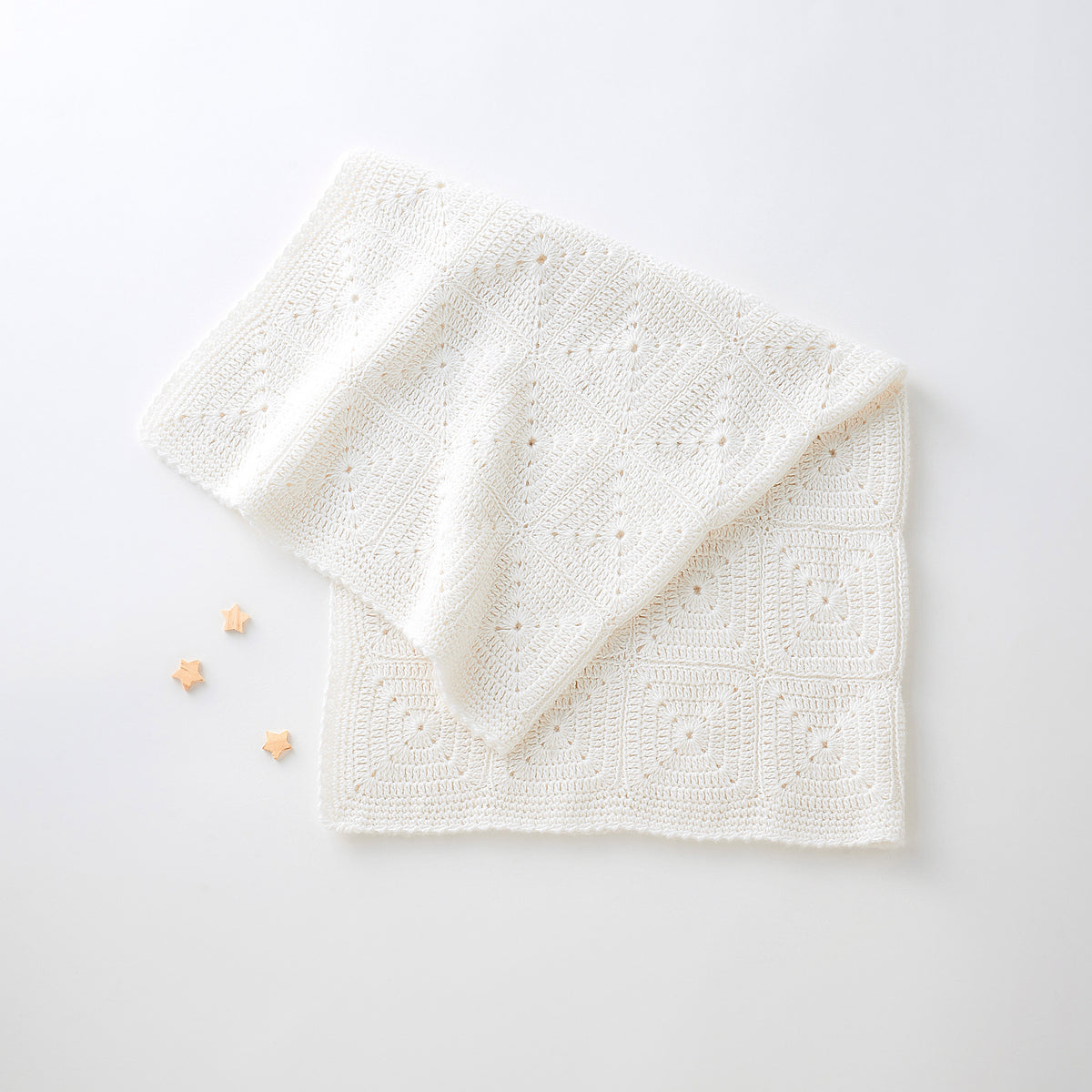Hw infanti lana grossa — gemaakt met Lana Grossa Ecopuno Granny Squares Babydeken Haakpakket - Vrije kleurkeuze (2)