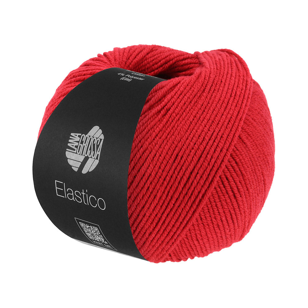 Lana Grossa Elastico 023 Donkerrood - bol garen