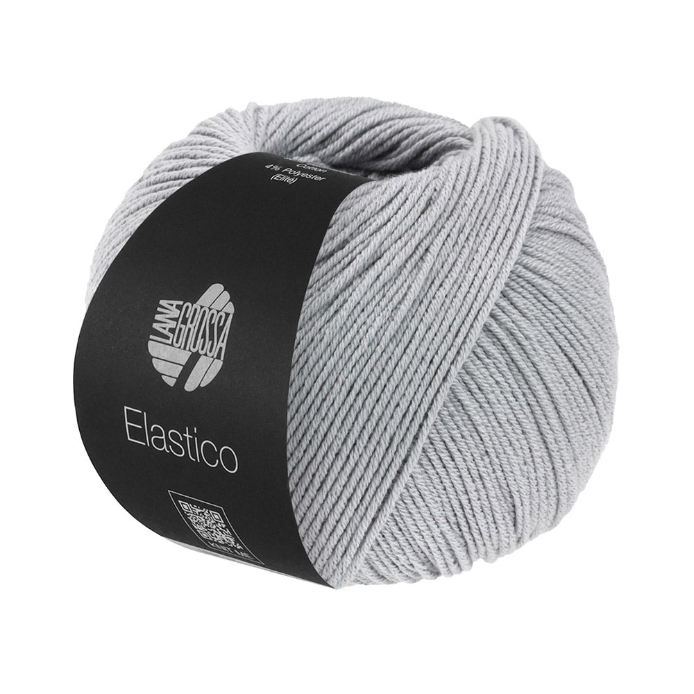 Lana Grossa Elastico 070 Lichtgrijs - bol garen