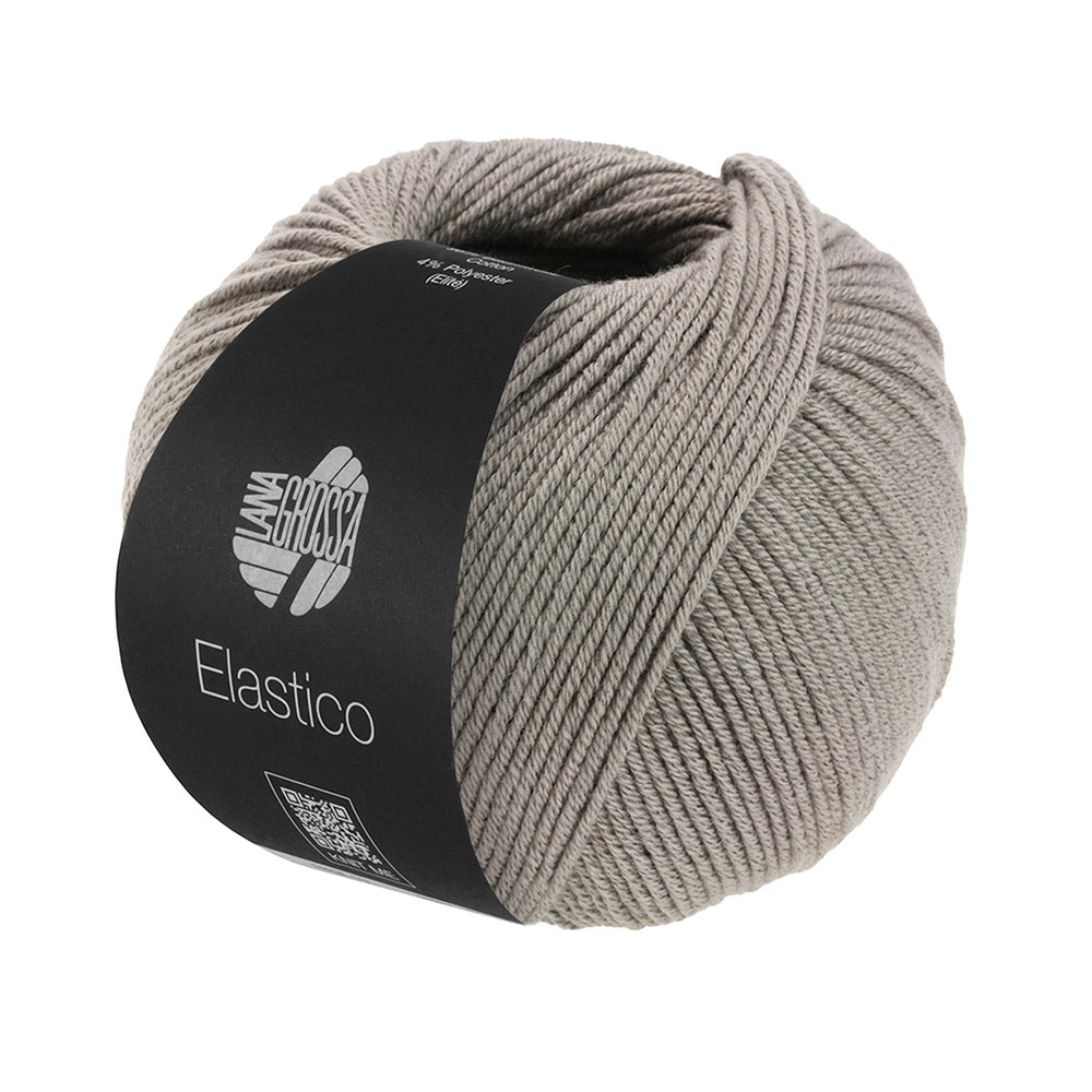 Lana Grossa Elastico 137 Grijs Bruin