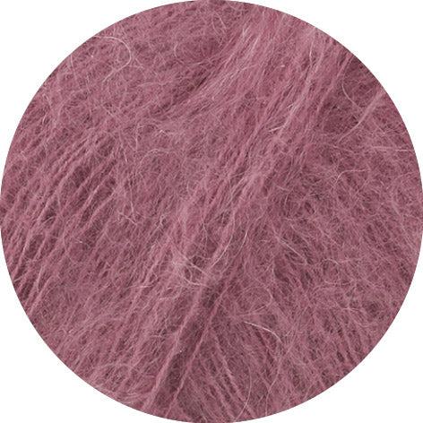 Detailfoto van Lana Grossa Filo Di Gio Mauve met luchtige vezelstructuur - Lana Grossa Filo Di Gio 012 Mauve