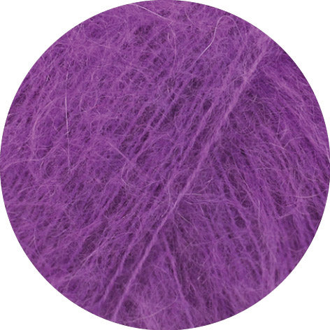 Detailfoto van Lana Grossa Filo Di Gio Violet met luchtige vezelstructuur - Lana Grossa Filo Di Gio 013 Violet