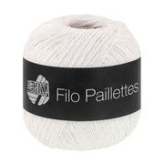 Lana Grossa Filo Paillettes 001 Wit