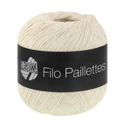 Lana Grossa Filo Paillettes 002 Crème