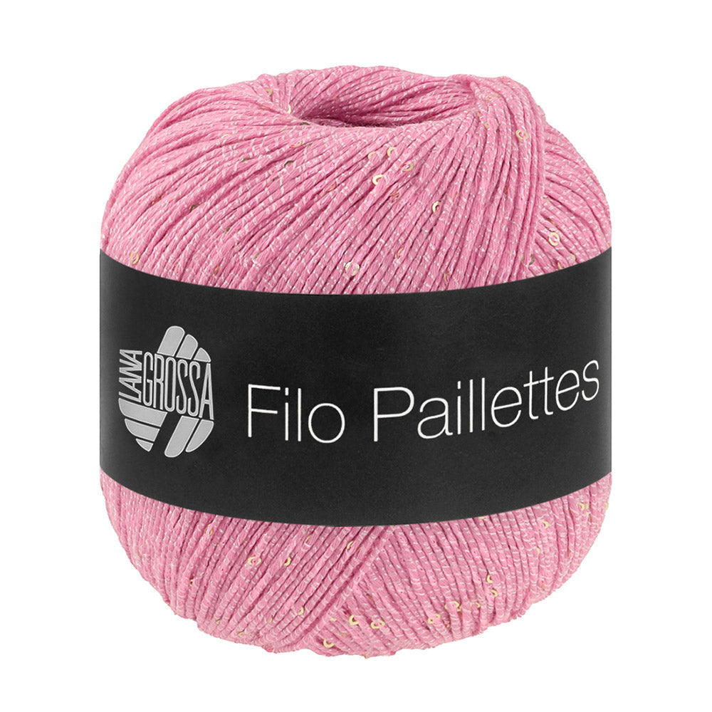 Lana Grossa Filo Paillettes 007 Roze