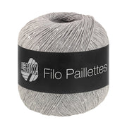 Lana Grossa Filo Paillettes 014 Lichtgrijs