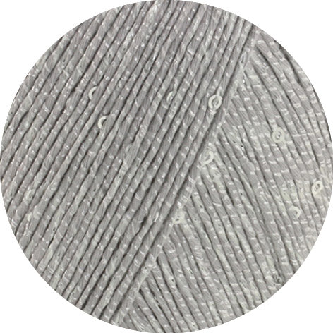 Filo paillettes lana grossa — gemaakt met Lana Grossa Filo Paillettes - Lana Grossa Filo Paillettes 014 Lichtgrijs