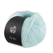 Lana Grossa Finito 003 Licht turquoise/Crème