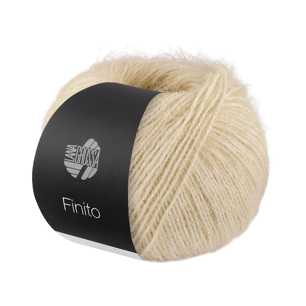 Lana Grossa Finito 008 Licht beige/Crème