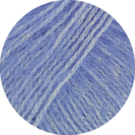 Finito lana grossa — gemaakt met Lana Grossa Finito - Lana Grossa Finito 022 Violetblauw/Crème
