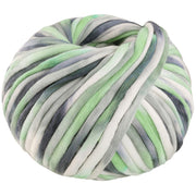 Lana Grossa Gelato 013 Donker-/lichtgrijs/wit/mint