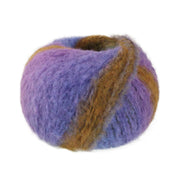 Lana Grossa Gigante 0014 Violet/Violetblauw/Mosgroen/Kaki/Oker